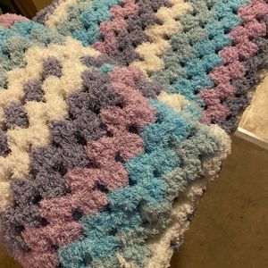 Handmade crocheted blanket (Made by Me)